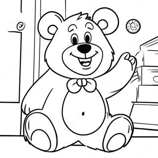 Bear In The Big Blue House Coloring Pages