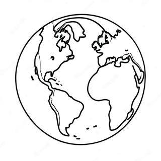 Beautiful Mother Earth Coloring Page 58834-47208