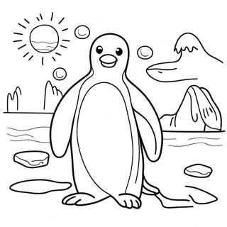 Antarctic Animals Coloring Page 58903-47263