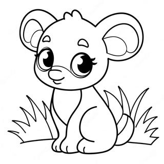 Cute Medium Coloring Pages