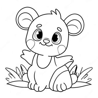 Cute Medium Animal Coloring Page 58923-47274