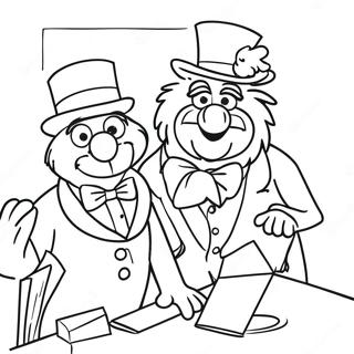 Muppets Christmas Carol Coloring Page 58963-47307