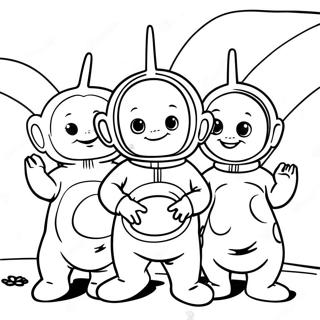 Teletubbies Coloring Page 5896-4813