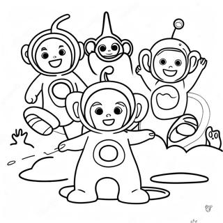 Teletubbies Coloring Page 5896-4815