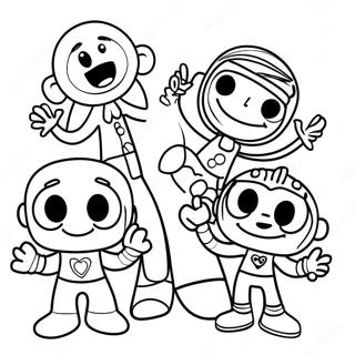 Doodlebops Coloring Page 58973-47314