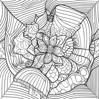 3d Geometric Illusion Coloring Page 58984-47323