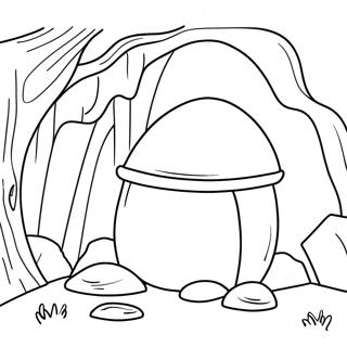 Glowing Empty Tomb Coloring Page 58994-47329