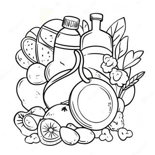 Health And Fitness Coloring Pages