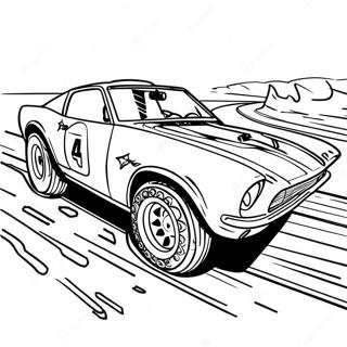 Dirt Track Racing Car Coloring Page 59023-47356