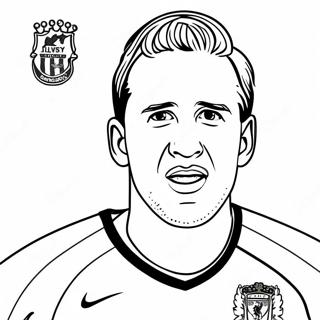 Harry Kane Coloring Page 59033-47364