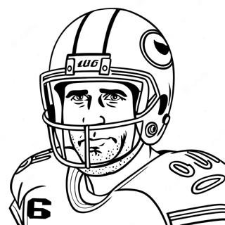 Aaron Rodgers Coloring Pages