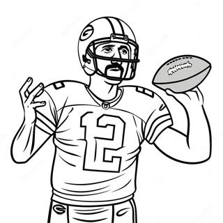 Aaron Rodgers Coloring Pages