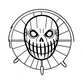 Dead By Daylight Logo Coloring Page 59053-47382