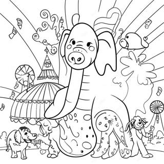 The Amazing Digital Circus Coloring Pages