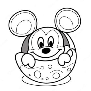 Mickey Mouse Easter Egg Coloring Page 59124-47440