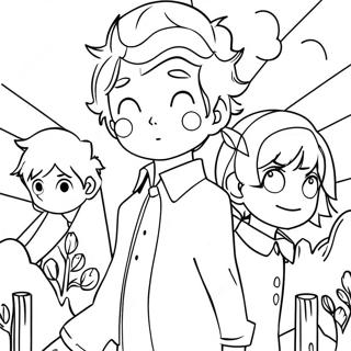 The Promised Neverland Coloring Pages