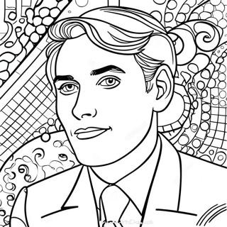 Roy Lichtenstein Coloring Page 59143-47450