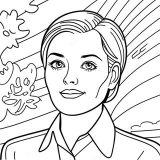 Roy Lichtenstein Pop Art Coloring Page 59144-47454