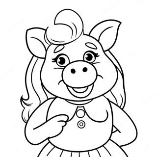 Miss Piggy Coloring Pages