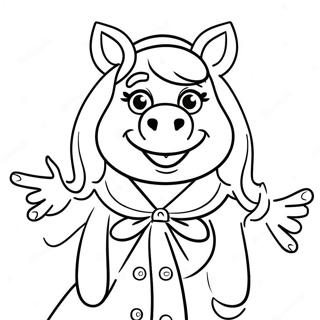 Miss Piggy Coloring Page 59153-47462