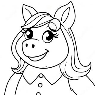 Miss Piggy Coloring Page 59153-47463