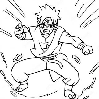 Pain Naruto In Battle Coloring Page 59174-47474