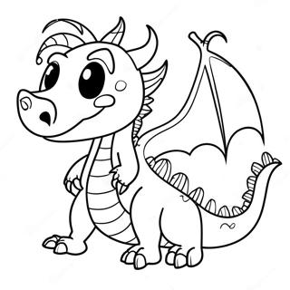 Spooky Halloween Dragon Coloring Page 59184-47486