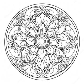 Simple Ornament Coloring Page 59193-47492