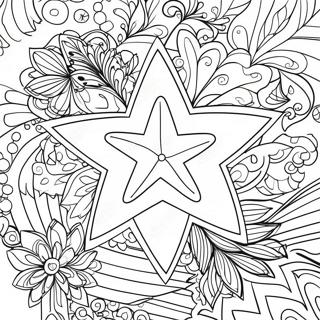 Festive Star Ornament Coloring Page 59194-47494