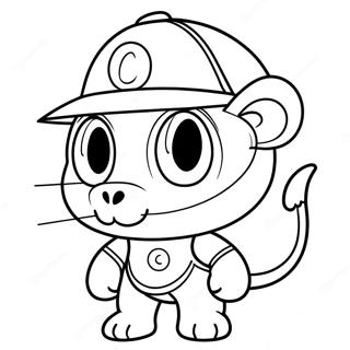 Go Team Mascot Coloring Page 59214-47510