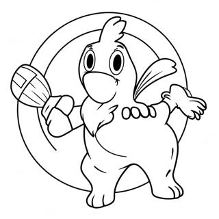 Go Team Mascot Coloring Page 59214-47511