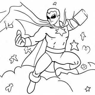 Superhero Christmas Coloring Page 59223-47514