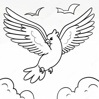 Articuno Flying In The Sky Coloring Page 59233-47523