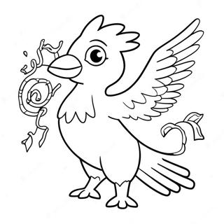 Articuno With Snowflakes Coloring Page 59234-47527