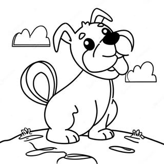 All Dogs Go To Heaven Coloring Page 59243-47536