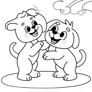 All Dogs Go To Heaven Coloring Pages