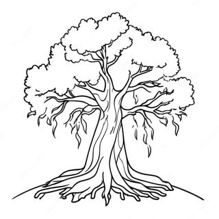 Majestic Burning Bush Coloring Page 59274-47561