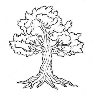 Majestic Burning Bush Coloring Page 59274-47563