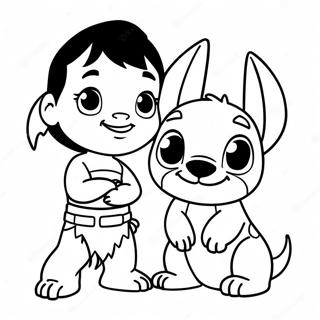 Lilo And Stitch Coloring Page 59283-47559