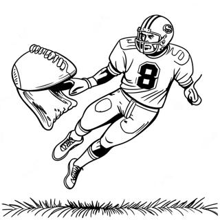 Jerry Rice Catching A Football Coloring Page 59324-47617