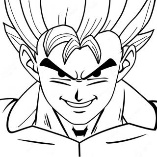 Goku In Super Saiyan Form Coloring Page 59374-47644