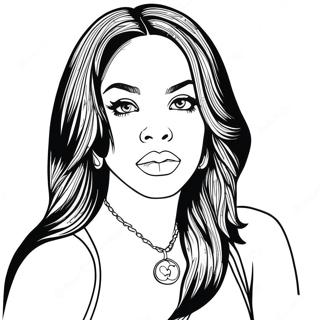 Aaliyah Coloring Pages