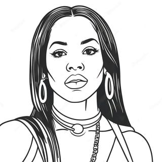 Aaliyah Coloring Page 59383-47638