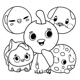 Fun Bingo Dauber Animals Coloring Page 59404-47661