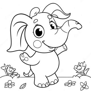 Emily Elephant Peppa Pig Coloring Page 59423-47670