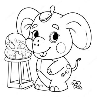 Emily Elephant Peppa Pig Coloring Page 59423-47672