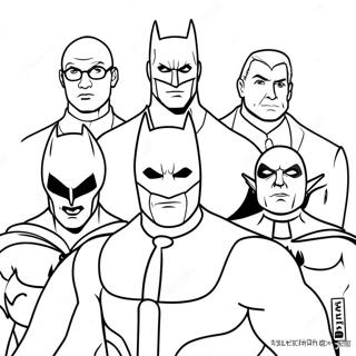 Batman Villains Coloring Pages