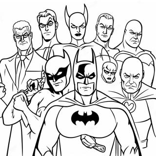 Batman Villains Coloring Page 59453-47700