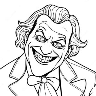 Joker Laughing Manically Coloring Page 59454-47710