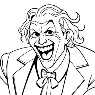 Joker Laughing Manically Coloring Page 59454-47711